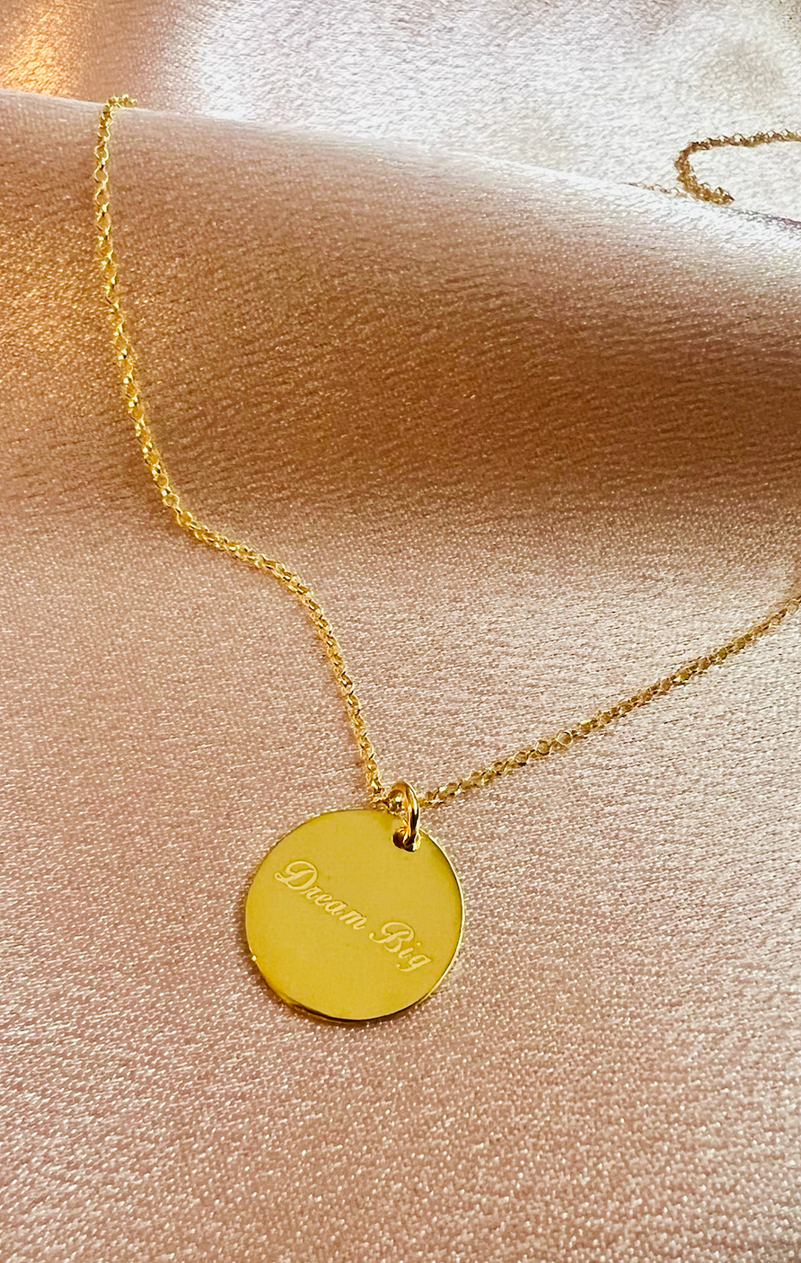 Soneto Jewelry Gullkede "Dream Big"