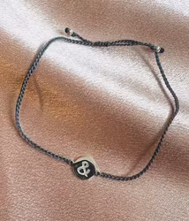 Bali Bliss Armbånd - Gråblå -  & symbol for mental helse