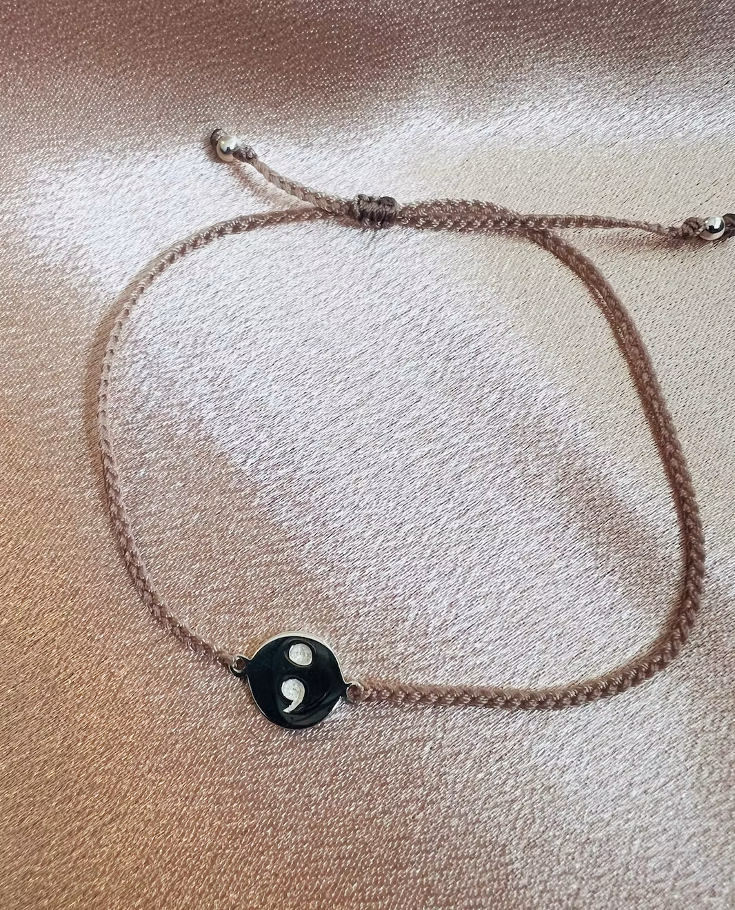 Bali Bliss Armbånd  - Gammelrosa - Semikolon ;  for mental helse