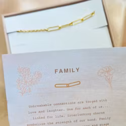 Everly Made - Gullarmbånd -FAMILY  4