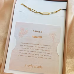 Everly Made - Gullarmbånd -FAMILY  4