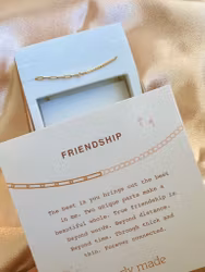 Everly Made - FRIENDSHIP Curterra armbånd i Gull