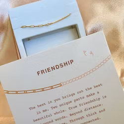 Everly Made - FRIENDSHIP Curterra armbÄnd i Gull