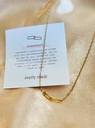 Everly Made - FRIENDSHIP Gullkjede