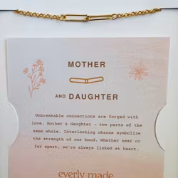 Everly Made - Mor/Datter gullarmbånd