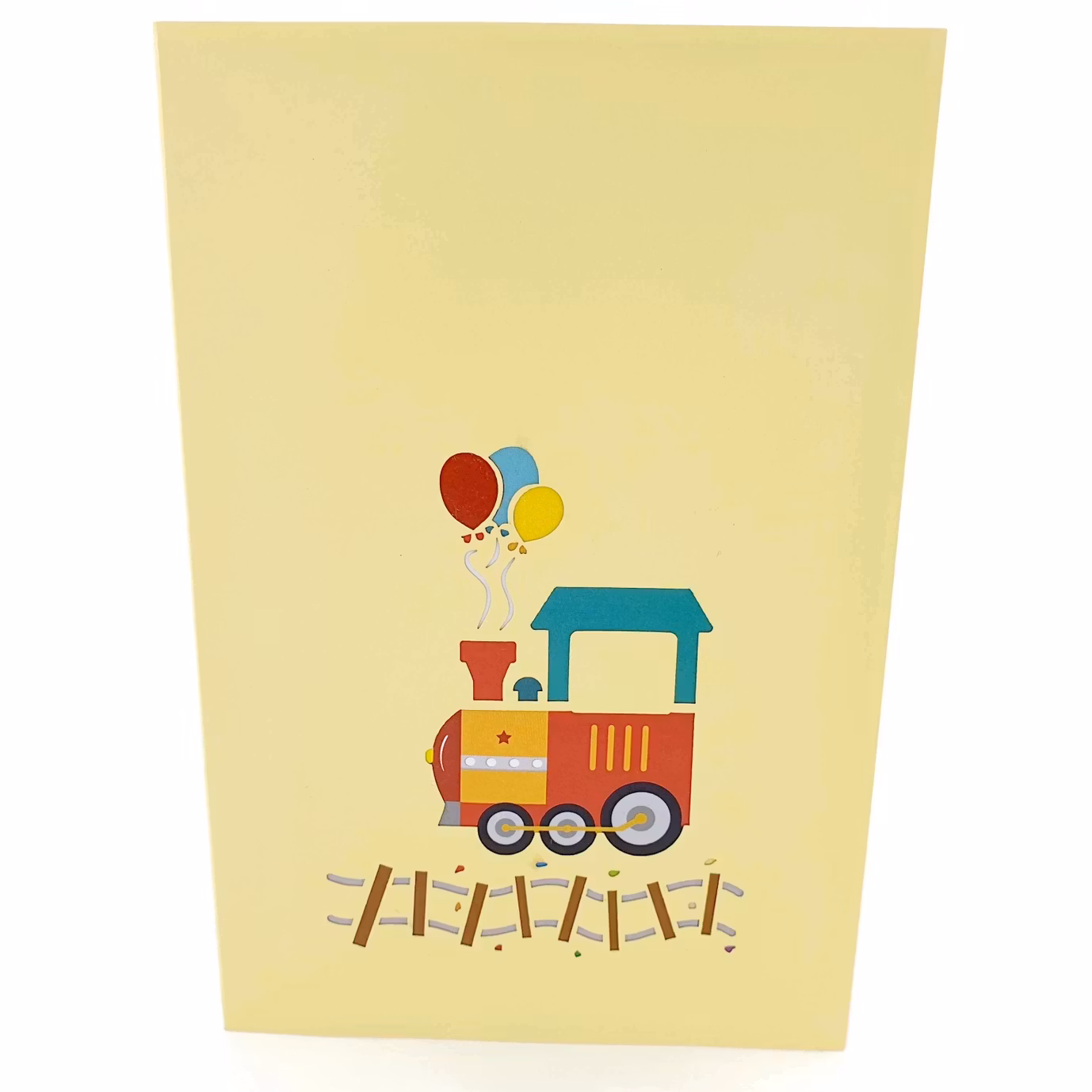 Color Pop Cards - Birthday Train