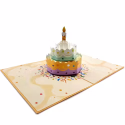 Color Pop Card - Birthday Cake