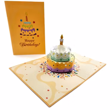 Color Pop Card - Birthday Cake