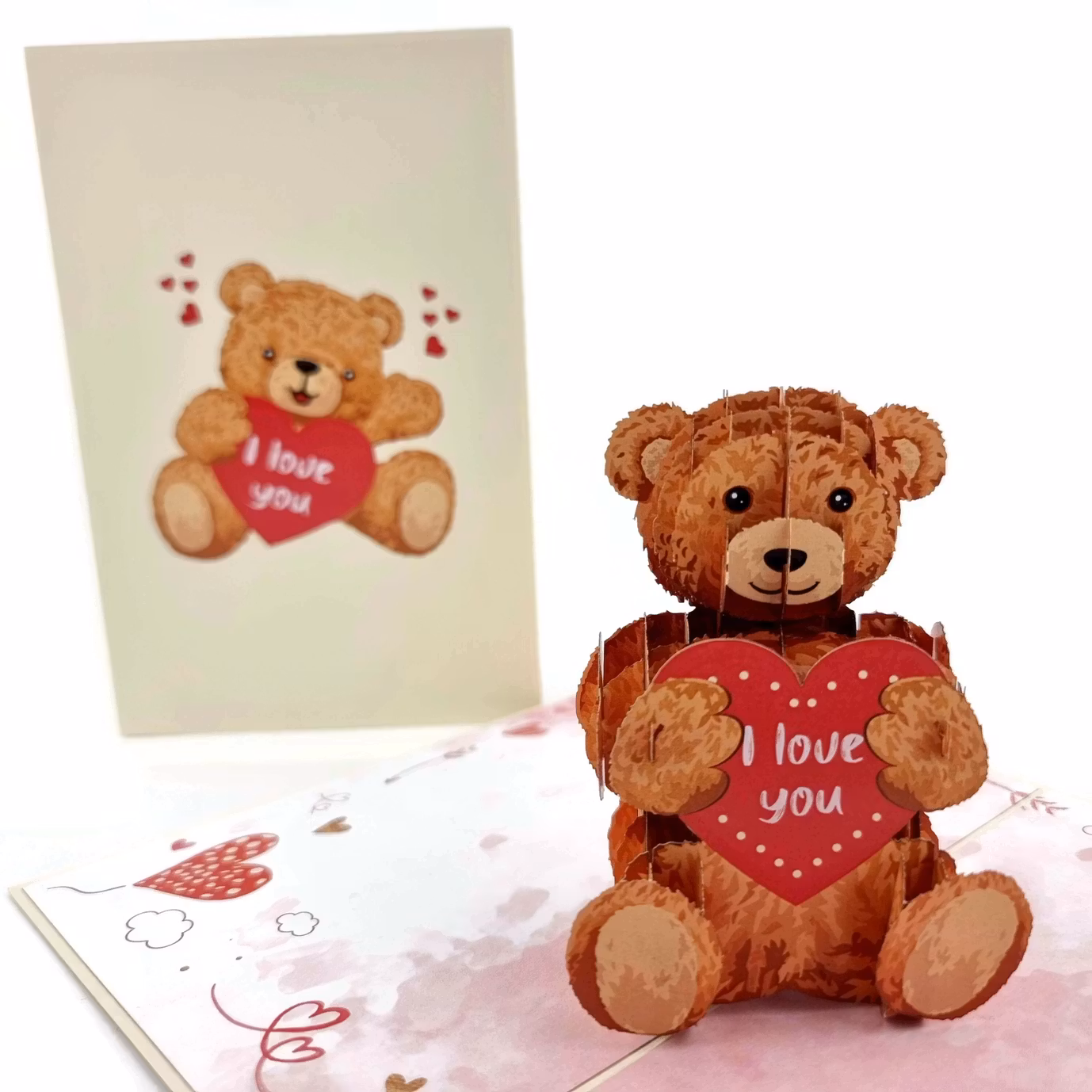 Color Pop Cards - Love Bear