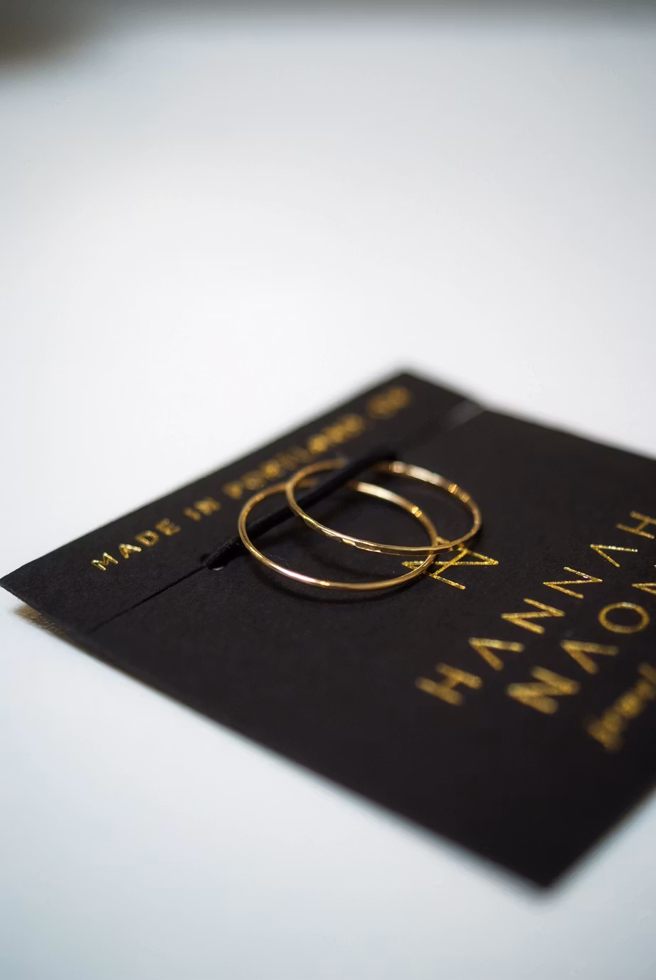 Ultra Thin Stacking Gold ring - size 10