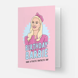 Kaart Blanche - Happy Bday Barbie