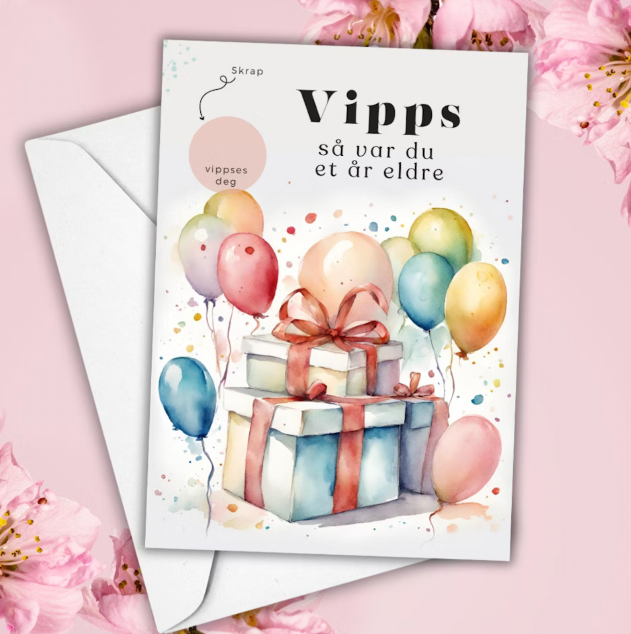 Vipps Bursdagskort - Gaver