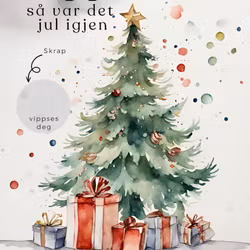 Vipps Julekort - Juletre