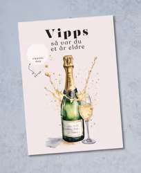 Vipps Bursdagskort - Bubbles