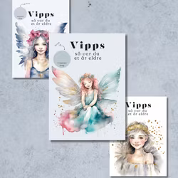 3pk Vipps Skrapekort - Faires and Angle