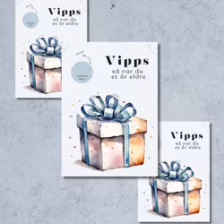 3pk Vipps Skrapekort - Present