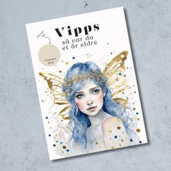 Vipps Bursdagskort - Gold Fairy