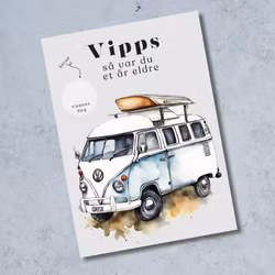 Vipps Bursdagskort - Campervan
