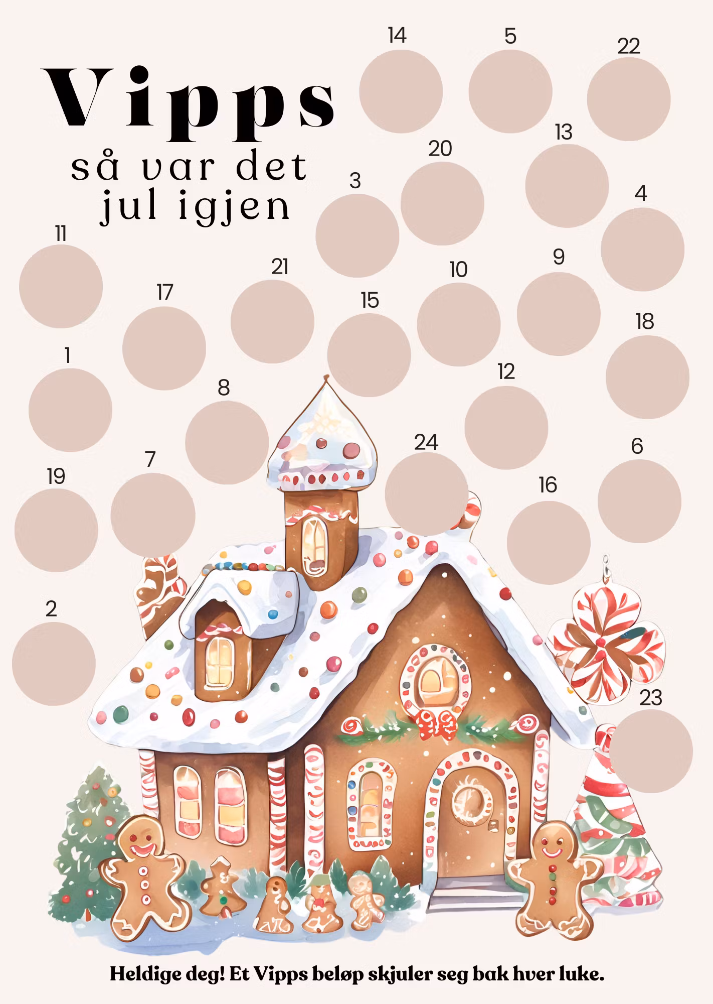 Vipps - Scratch-off Julekalender