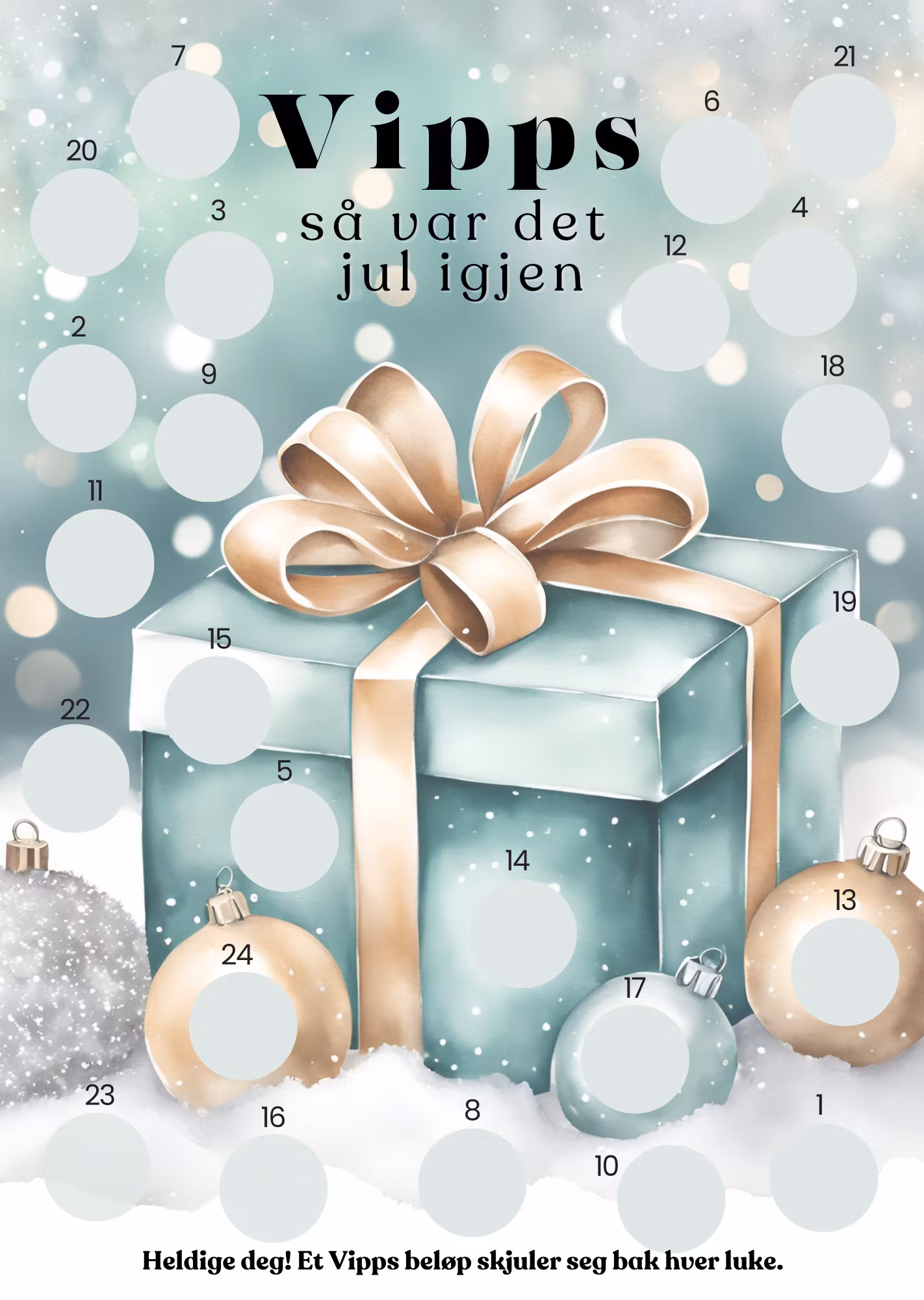 Vipps - Scratch-off Julekalender