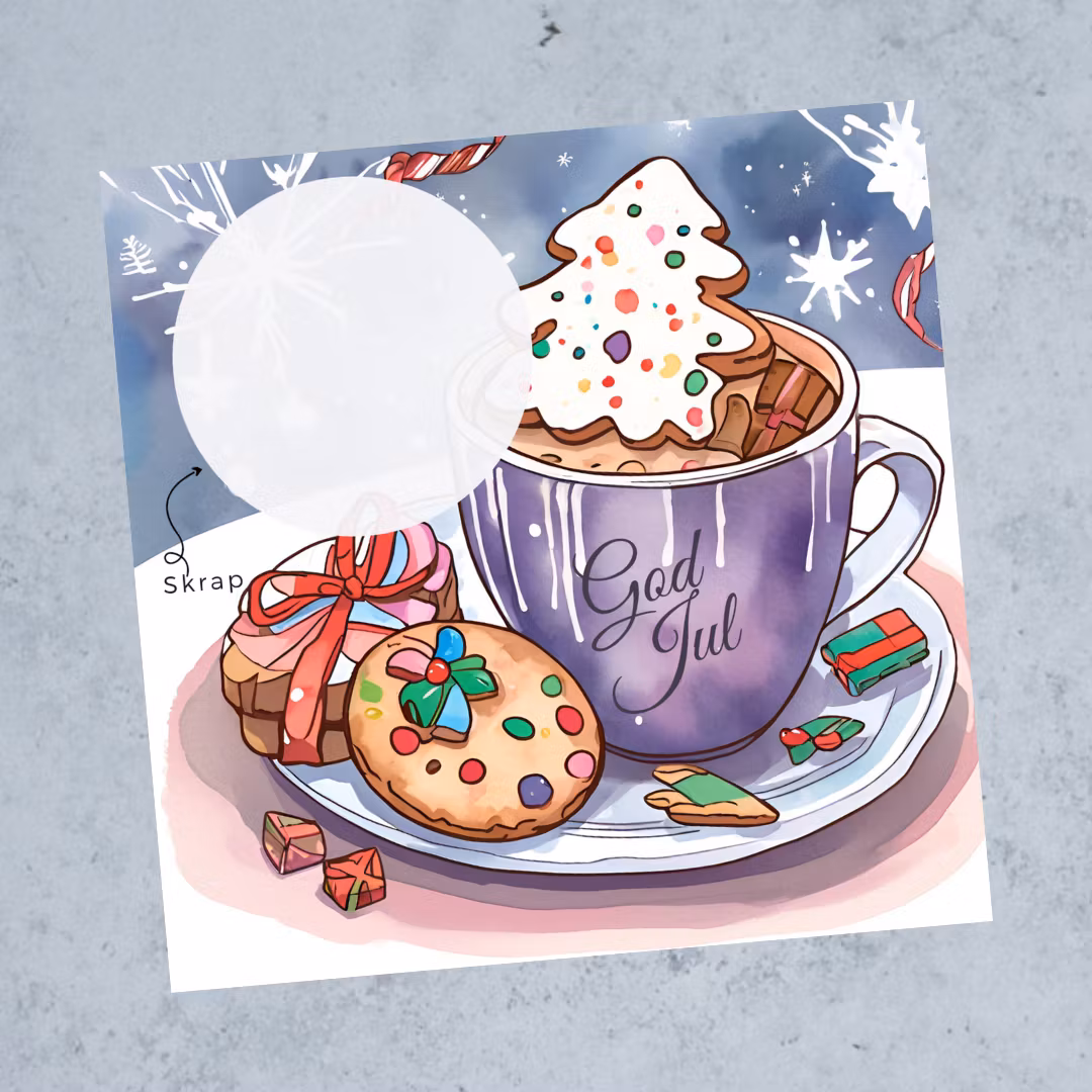 Skrapekort - Julekos