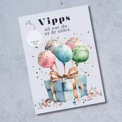 Vipps Bursdagskort - Cakepops