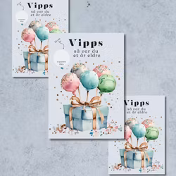 3pk Vipps Skrapekort - Cakepops