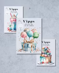 3pk Vipps Skrapekort - Sweets