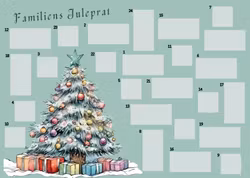 Scratch-off  Julekalender - Familiens Juleprat