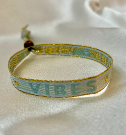 Ribbon Bracelet - Good Vibes