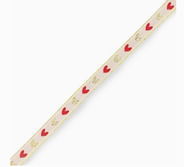 Ribbon Bracelet - Hearts