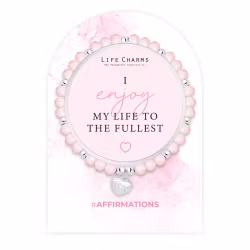 Life Charms - Affirmation Bracelet - I enjoy Life