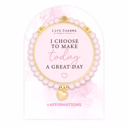 Life Charms - Affirmation Bracelet - A Great day