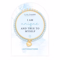 Life Charms - Affirmation Bracelet - I am unique