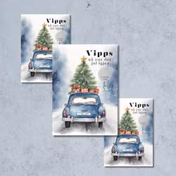 3pk Vipps Julekort