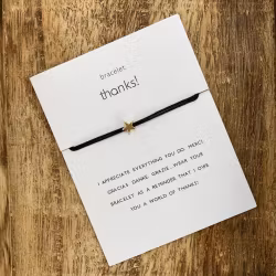 Parsley & Pepper - Thank You Bracelet - Sort