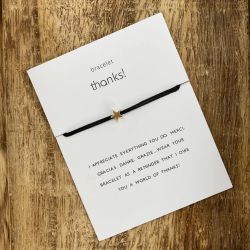 Parsley & Pepper - Thank You Bracelet - Sort