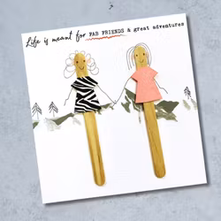 Bexy Boo Greeting Card - "FABULOUS FRIENDS"