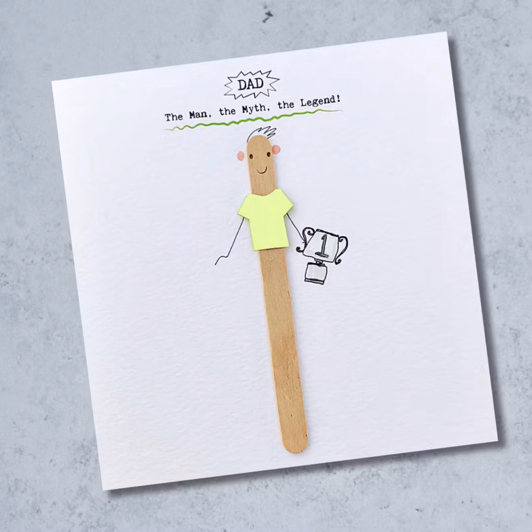Bexy Boo Greeting Card - "DAD - the Man, the Myth, the Legend"