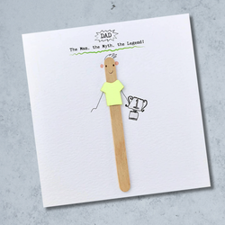 Bexy Boo Greeting Card - "DAD - the Man, the Myth, the Legend"