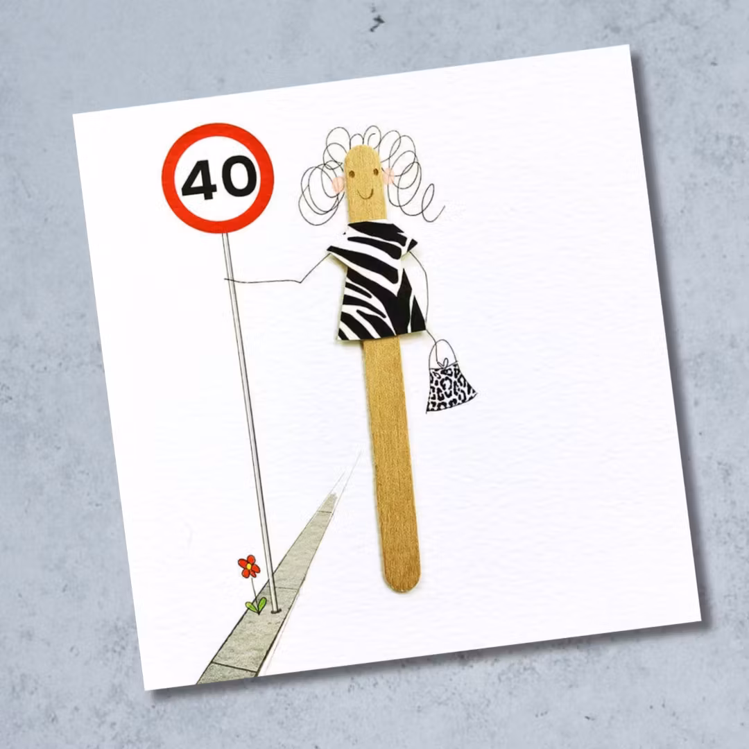 Bexy Boo Greeting Card - Age 40