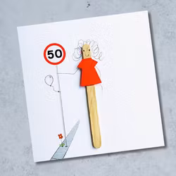Bexy Boo Greeting Card - Age 50