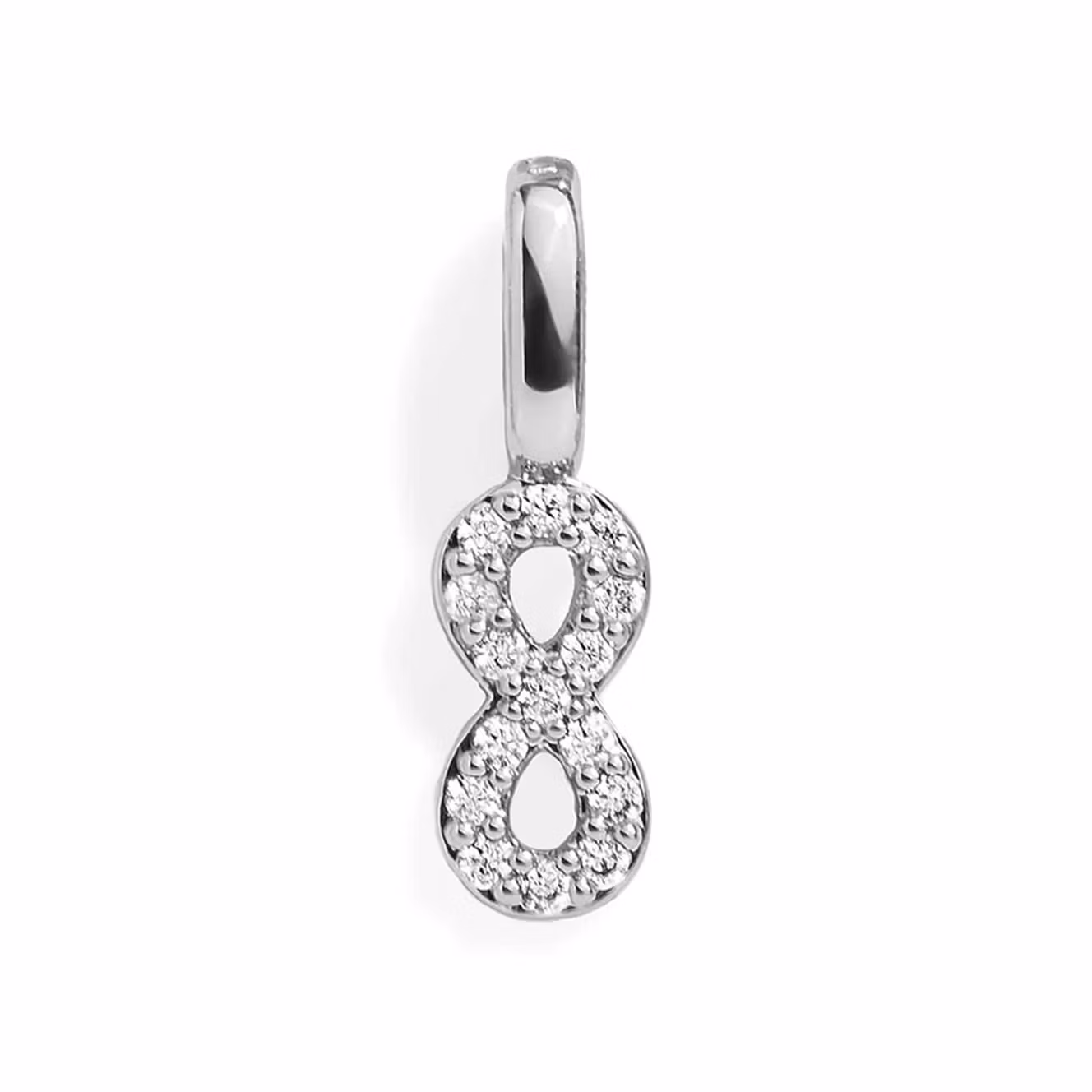 Infinity Silver Charm