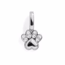 Paw Silver Charm