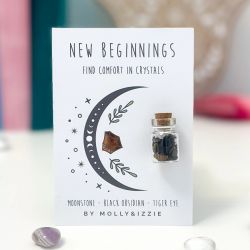 Molly & Izzie - Jar Full of Crystals - New Beginnings