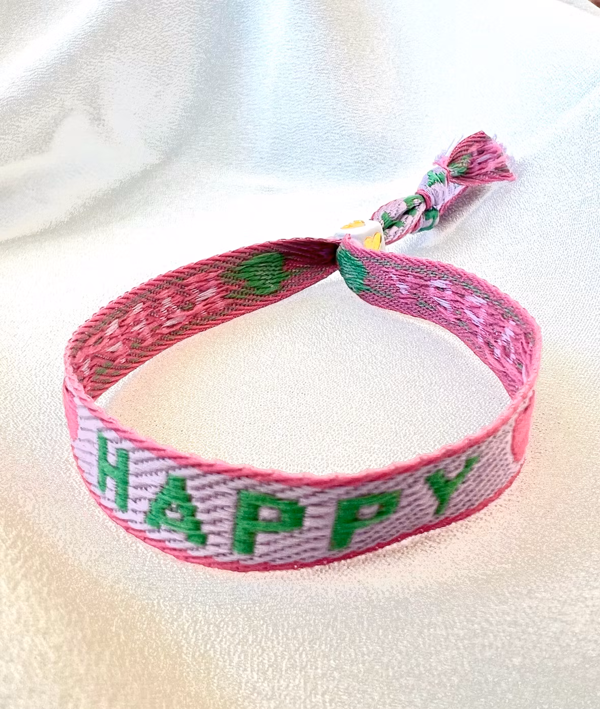 Ribbon Bracelet - HAPPY