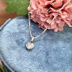 Sølvekjede - Mini Heart