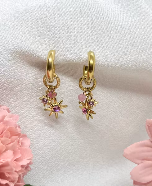 Sansira Jewellery - Gold Hoops