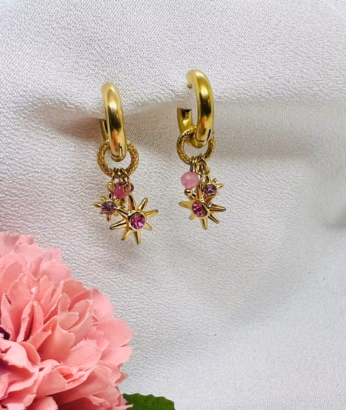 Sansira Jewellery - Gold Hoops