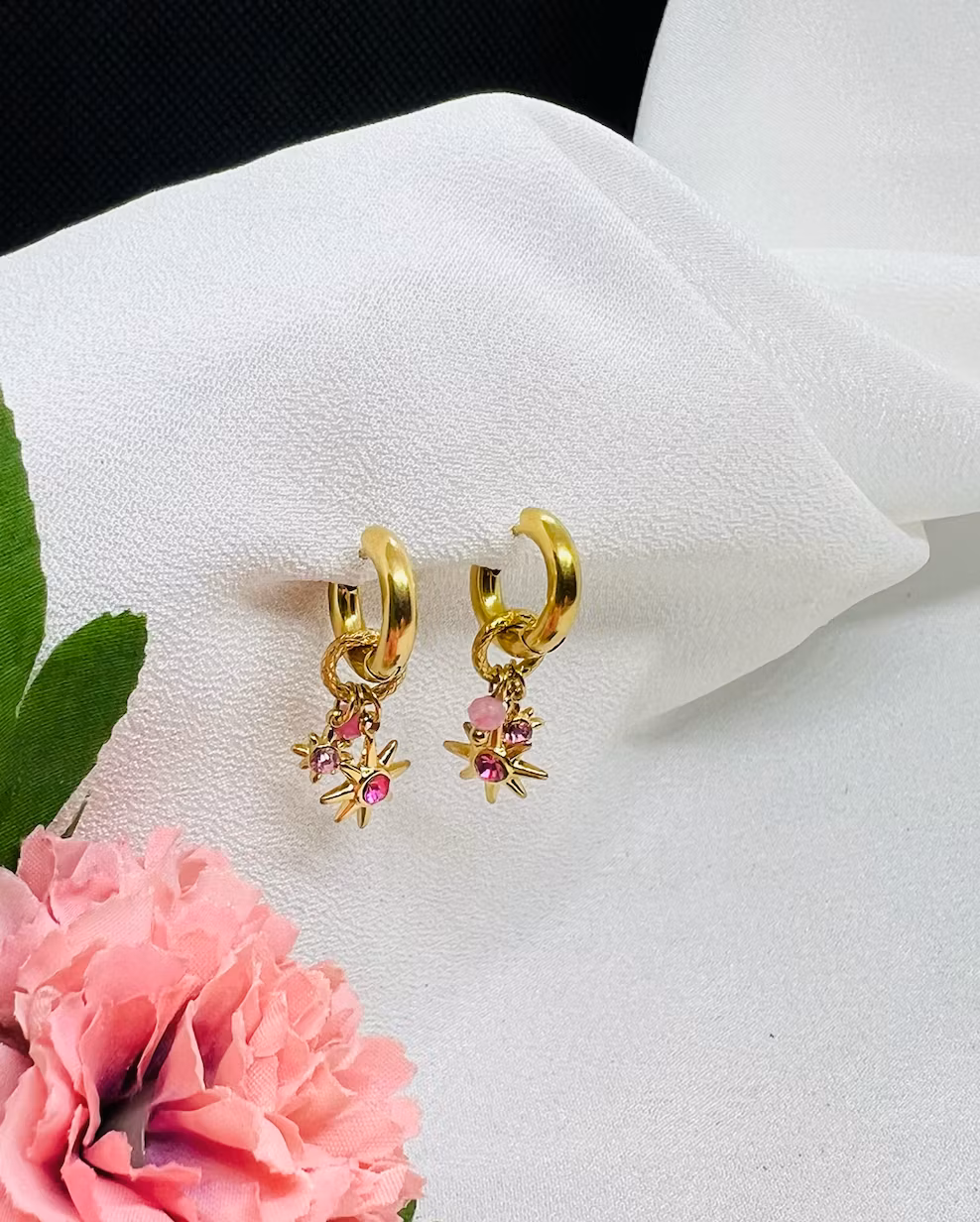 Sansira Jewellery - Gold Hoops